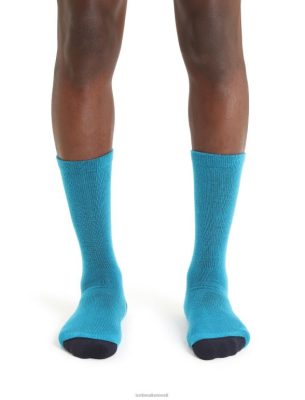 Icebreaker Eesti ZZ0F2294 mehed | Icebreaker Merino elustiili valguse meeskonna sokid geosinine/kesköö merevägi