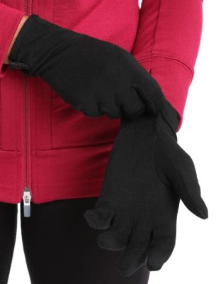 Icebreaker Eesti ZZ0F2303 unisex | Icebreaker Merino 260 Tech Glove vooderdised must