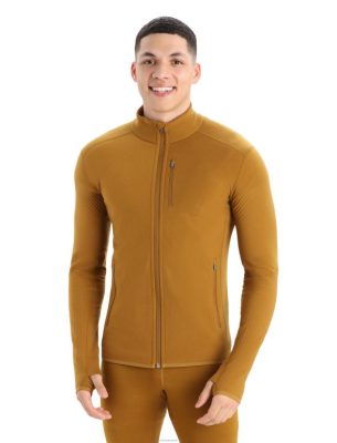 Icebreaker Eesti ZZ0F2390 mehed | Icebreaker realfleece merino descender pikkade varrukatega tõmblukk -jope nelk