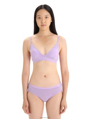 Icebreaker Eesti ZZ0F2511 naised | Icebreaker Merino sireen polsterdatud rinnahoidja lilla pilk