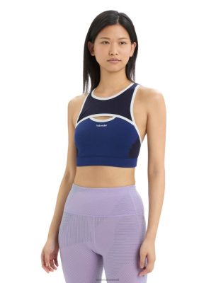 Icebreaker Eesti ZZ0F2542 naised | Icebreaker Zoneknit Merino Sport BRA Kuninglik merevägi/kesköö merevägi