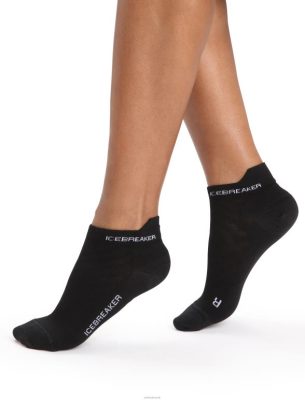 Icebreaker Eesti ZZ0F2771 naised | Icebreaker Merino Run+ ultralight mikro sokid must/lumi