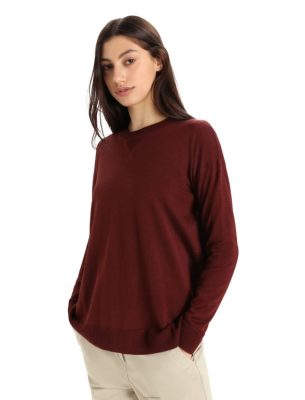 Icebreaker Eesti ZZ0F2903 naised | Icebreaker Cool-Lite Merino Nova kampsun dressipluus espresso