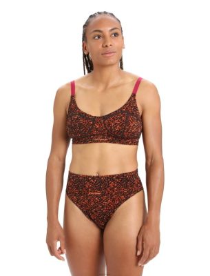 Icebreaker Eesti ZZ0F2918 naised | Icebreaker Merino Queens Clasp Bra must/kirss