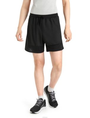 Icebreaker Shorts ZZ0F2249 mehed | Icebreaker Zoneknit Merino lühikesed püksid must