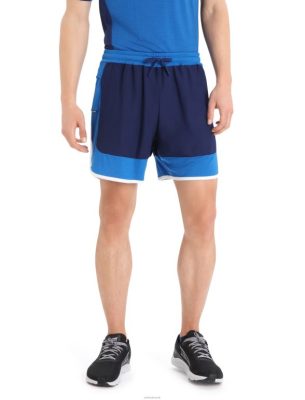 Icebreaker Shorts ZZ0F2399 mehed | Icebreaker Zoneknit Merino lühikesed püksid Kuninglik merevägi/lazurite