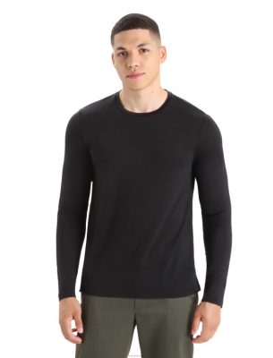 Icebreaker T-Shirt ZZ0F2187 mehed | Icebreaker Merino sfääri II pikkade varrukatega t-särk must