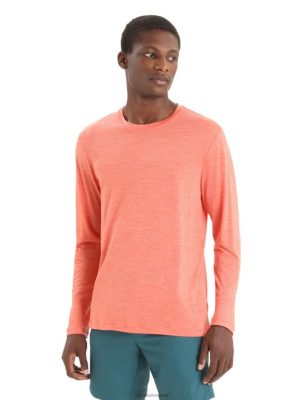 Icebreaker T-Shirt ZZ0F2189 mehed | Icebreaker Merino sfääri II pikkade varrukatega t-särk erksav maaharm