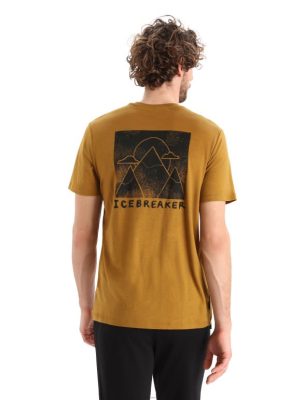 Icebreaker T-Shirt ZZ0F2376 mehed | Icebreaker Merino Tech Lite II lühikeste varrukatega T-särk ALP Ascension nelk