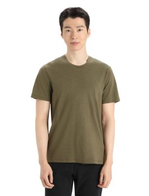 Icebreaker T-Shirt ZZ0F248 mehed | Icebreaker Merino Central Classic lühikeste varrukatega t-särk loden
