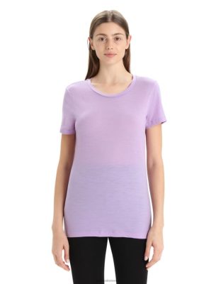Icebreaker T-Shirt ZZ0F2605 naised | Icebreaker Merino Tech Lite II lühikeste varrukatega T-särk lilla pilk