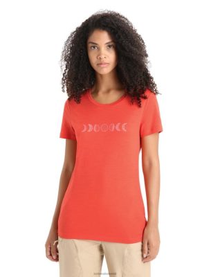 Icebreaker T-Shirt ZZ0F2616 naised | Icebreaker Merino Tech Lite II lühikeste varrukatega t-särgi kuufaas erksav maa