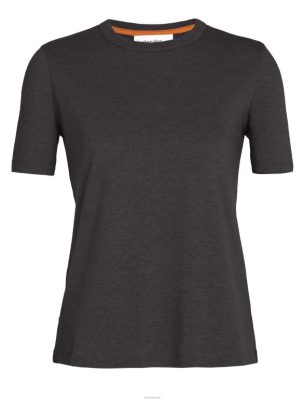 Icebreaker T-Shirt ZZ0F2842 naised | Icebreaker Tencel puuvillane lühikeste varrukatega t-särk mussoon